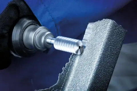 Hardmetalen hoogrendementsstiftfrees CAST cilinder ZYAS met kopvertanding Ø 06x16 mm stift-Ø 6 mm voor gietijzer 4