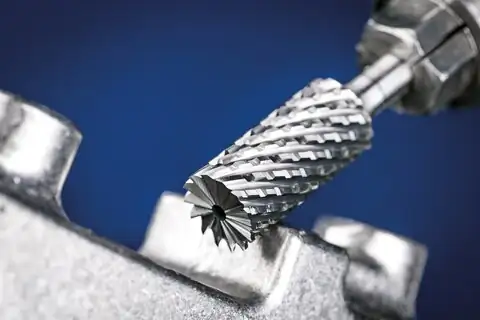 Fresa de metal duro forma cilíndrica ZYAS dentado frontal 12x25 mm, mango Ø 6 mm TITANIUM para titanio 4