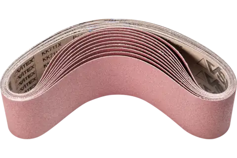 Nastro abrasivo corindone BA 100x1000 mm A60 per uso universale con smerigliatrice a nastro 1