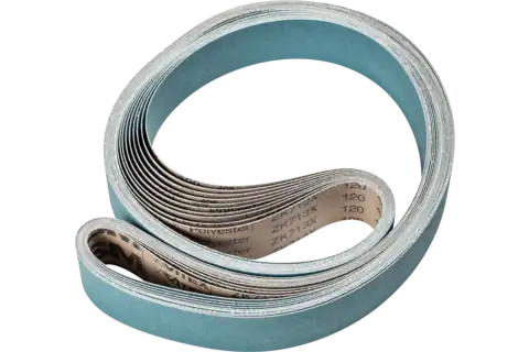 Nastro abrasivo Zirkon BA 50x2000 mm Z120 per asportazione elevata con smerigliatrice a nastro 1