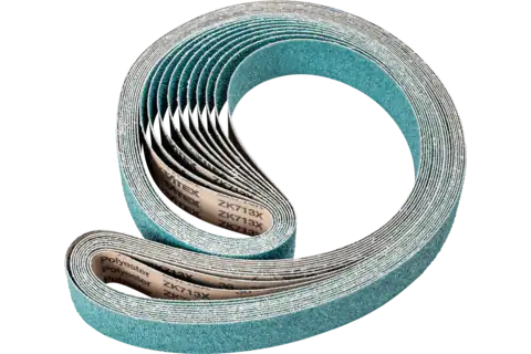 Nastro abrasivo Zirkon BA 50x2000 mm Z36 per asportazione elevata con smerigliatrice a nastro 1