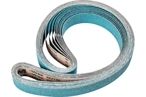 Nastro abrasivo Zirkon BA 50x2000 mm Z40 per asportazione elevata con smerigliatrice a nastro 1