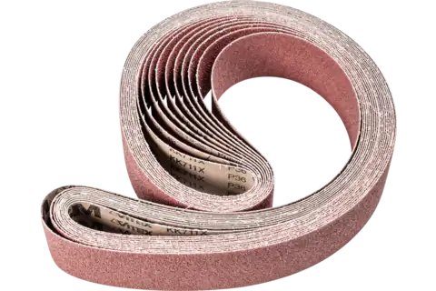 Nastro abrasivo corindone BA 75x2000 mm A36 per uso universale con smerigliatrice a nastro 1