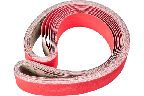 Granulo ceramico nastro abrasivo BA 75x2000 mm CO-COOL40 per taglio acciaio inossidabile con smerigliatrice a nastro 1