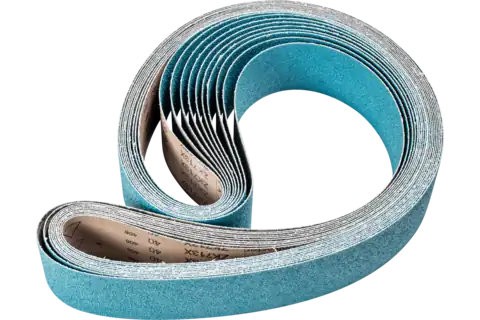 Nastro abrasivo Zirkon BA 75x2000 mm Z40 per asportazione elevata con smerigliatrice a nastro 1