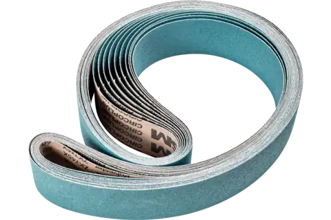 Nastro abrasivo Zirkon BA 75x2000 mm Z60 FORTE per asportazione elevata con smerigliatrice a nastro 1