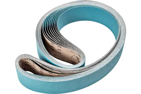 Nastro abrasivo Zirkon BA 75x2000 mm Z80 per asportazione elevata con smerigliatrice a nastro 1