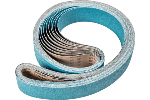 Zirkon abrasive belt BA 75x2250mm Z40 for high stock removal with a belt grinder 1