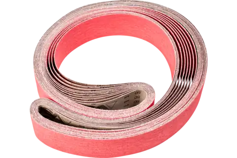 Granulo ceramico nastro abrasivo BA 75x2500 mm CO-COOL50 per taglio acciaio inossidabile con smerigliatrice a nastro 1