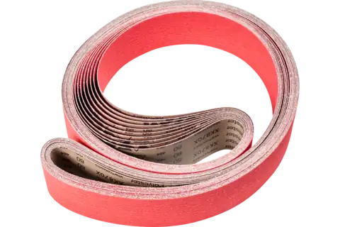 Granulo ceramico nastro abrasivo BA 75x2500 mm CO-COOL80 per taglio acciaio inossidabile con smerigliatrice a nastro 1