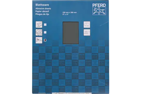Waterproof paper-backed abrasive sheet 230x280 mm BP-W ECO PAINT SiC2500 for working on paint 3