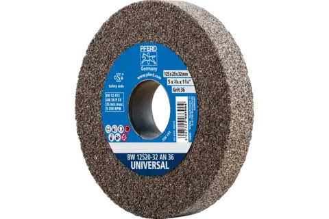 Schleifbockscheibe Ø 125x20mm Bohrung-Ø 32 mm A36 für universelle Schleifaufgaben 1