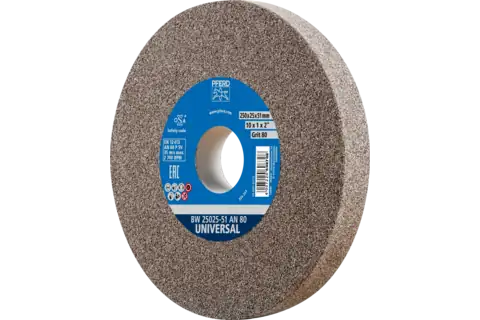 Bench grinding wheel dia. 250x25 mm centre hole dia. 51 mm A80 for general grinding work 1