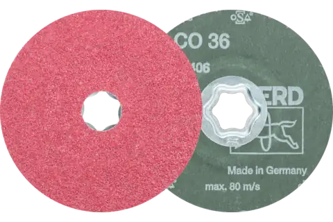 Buy PFERD 64193108 COMBIKLICK Ceramic Grain Fiber Disc 125 Mm CO-COOL