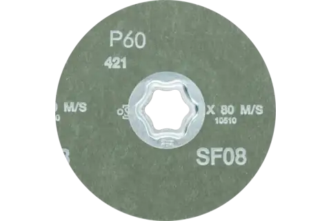 COMBICLICK SiC Fiberscheibe Ø 115 mm SIC60 für harte NE Metalle 3