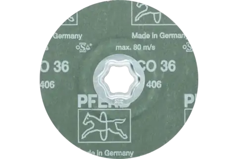 PFERD Fiberschleifer CC-FS 125mm – Keramikkorn 36 Produktbild-Vorschau 2