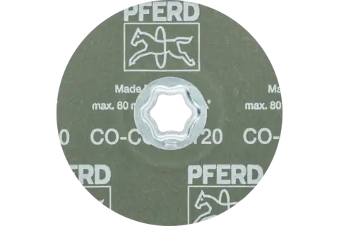 COMBICLICK fiberschijf met keramische korrel Ø 125 mm CO-COOL120 voor edelstaal (5) 3