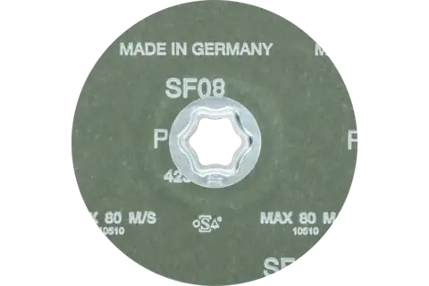 COMBICLICK SiC fibre disc dia. 125 mm SIC120 for hard non-ferrous metals 3