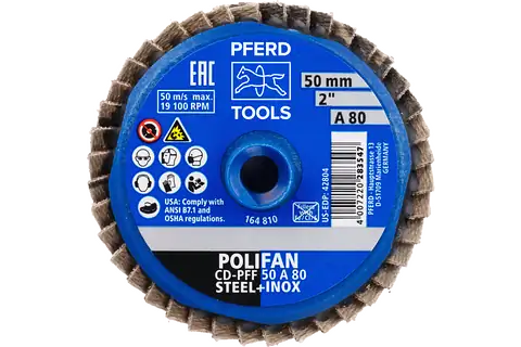 COMBIDISC Korund Mini-POLIFAN CD Ø 50mm A80 für universelle Anwendungen 3