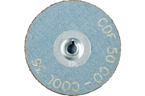 COMBIDISC® Mini Abrasive Disc, 2" Dia, Type CD, 36 Grit, Ceramic oxide CO-COOL 3