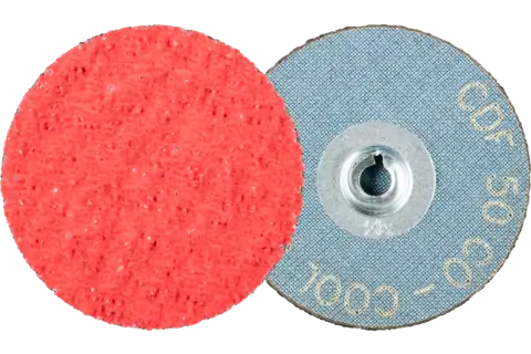 COMBIDISC® Mini Abrasive Disc, 2" Dia, Type CD, 36 Grit, Ceramic oxide CO-COOL 1
