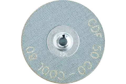COMBIDISC® Mini Abrasive Disc, 2" Dia, Type CD, 80 Grit, Ceramic oxide CO-COOL 3