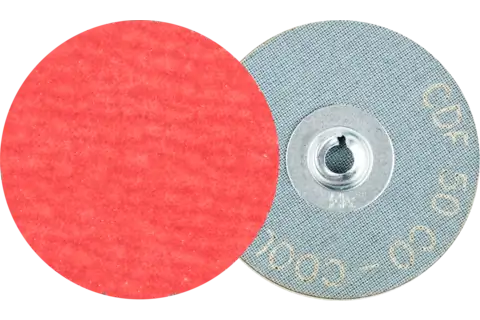 COMBIDISC® Mini Abrasive Disc, 2" Dia, Type CD, 80 Grit, Ceramic oxide CO-COOL 1