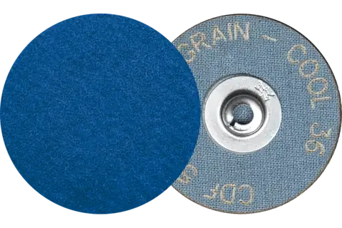 COMBIDISC mini-fiberschijf CDF Ø 38 mm VICTOGRAIN-COOL36 voor staal & edelstaal 1