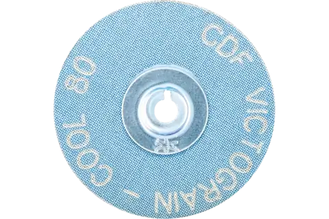 COMBIDISC® Abrasive Disc, 2" Dia, Type CD, 80 Grit, VICTOGRAIN®-COOL" 3