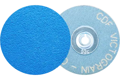 COMBIDISC® Abrasive Disc, 2" Dia, Type CD, 80 Grit, VICTOGRAIN®-COOL" 1