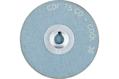 COMBIDISC® Mini Abrasive Disc, 3" Dia, Type CD, 36 Grit, Ceramic oxide CO-COOL 3