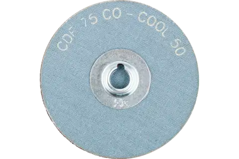 COMBIDISC Keramikkorn Mini-Fiberscheibe CDF Ø 75 mm CO-COOL50 für Stahl und Edelstahl 3