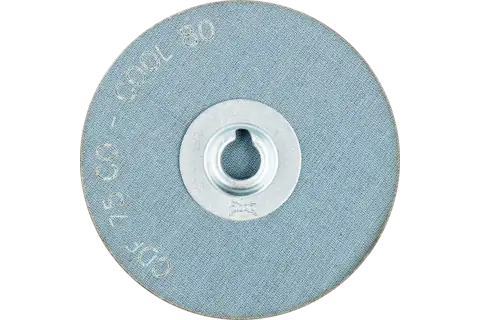 COMBIDISC® Mini Abrasive Disc, 3" Dia, Type CD, 80 Grit, Ceramic oxide CO-COOL 3