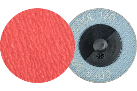 COMBIDISC Keramikkorn Mini-Fiberscheibe CDFR Ø 50mm CO-COOL120 für Stahl und Edelstahl 1