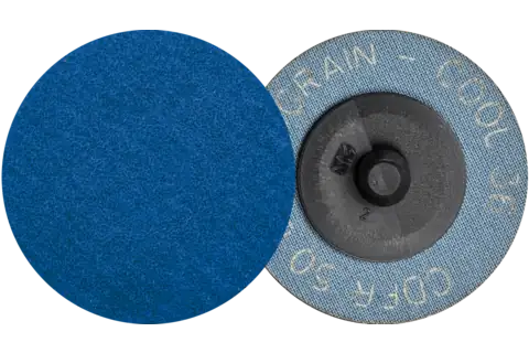 COMBIDISC® Abrasive Disc, 2" Dia, Type CDR, 36 Grit, VICTOGRAIN®-COOL 1