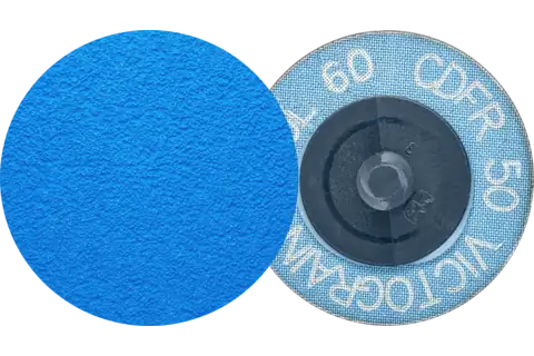 COMBIDISC® Abrasive Disc, 2" Dia, Type CD, 60 Grit, VICTOGRAIN®-COOL" 1
