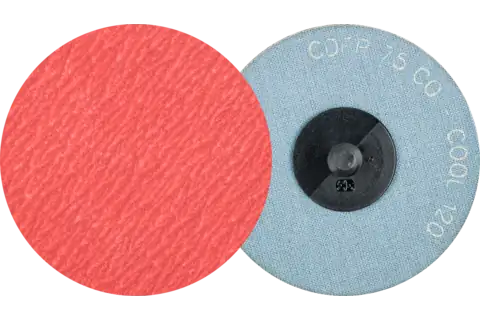 COMBIDISC® Abrasive Disc, 3" Dia, Type CDR, 120 Grit, Ceramic oxide CO-COOL 1