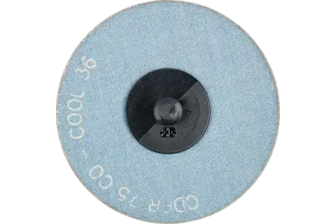 COMBIDISC Keramikkorn Mini-Fiberscheibe CDFR Ø 75 mm CO-COOL36 für Stahl und Edelstahl 3