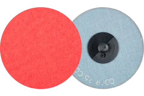 COMBIDISC Keramikkorn Mini-Fiberscheibe CDFR Ø 75 mm CO-COOL36 für Stahl und Edelstahl 1