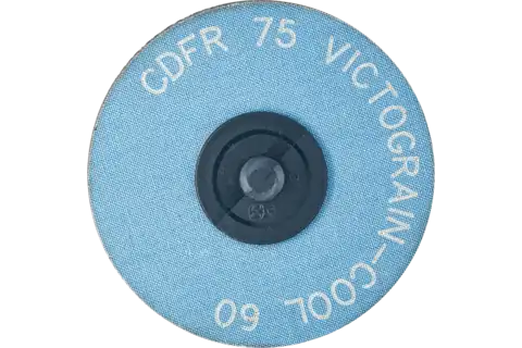 COMBIDISC® Abrasive Disc, 3" Dia, Type CD, 60 Grit, VICTOGRAIN®-COOL" 3