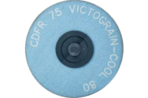 COMBIDISC® Abrasive Disc, 3" Dia, Type CD, 80 Grit, VICTOGRAIN®-COOL" 2