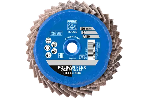 COMBIDISC aluminium oxide Mini-POLIFAN CDR dia. 50mm A120 for general use 3