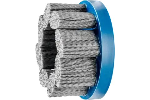 Brosse disque COMPOSITE FLEX DBU 100x22,2 mm, alésage, filament SiC Ø 1,10 mm, grain 120, stationnaire 1