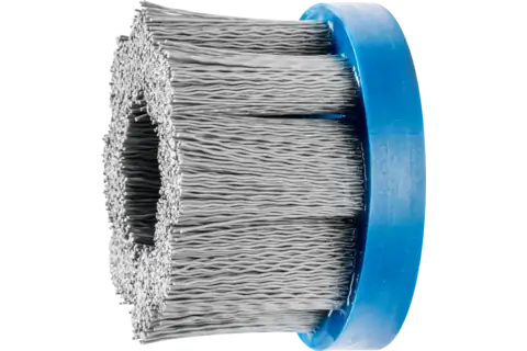 Brosse disque COMPOSITE FLEX DBU 76x22,2 mm, alésage, filament SiC Ø 0,55 mm, grain 320, stationnaire 1