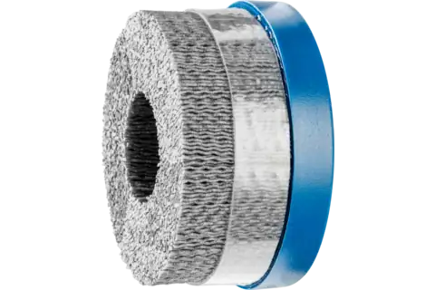 M-BRAD® Disc Brush 4" Dia. .040/120 Grit Silicon Carbide 7/8" Arbor 1