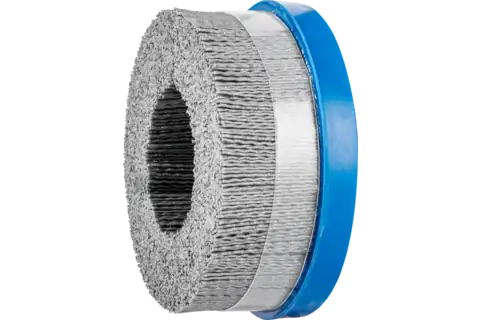 M-BRAD® Disc Brush 5" Dia. .040/120 Grit Silicon Carbide 7/8" Arbor 1
