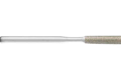 Diamond file for manual filing tool crossing oval 3.5x2.0x50 mm shank dia. 3 mm D126 (medium) complete 1