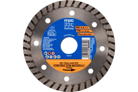 Diamant-Trennscheibe DG 110x2,2x20 mm START z. Trennen v. Stein/Beton,hohe Schnittqualität 1