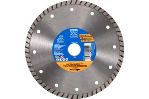 Diamant-Trennscheibe DG 178x2,2x22,23 mm START z. Trennen v. Stein/Beton,hohe Schnittqualität 1