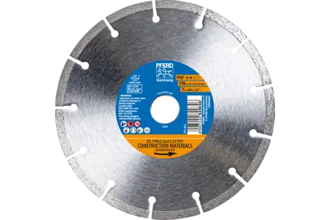 Diamant-Trennscheibe DS 178x2,0x22,23 mm PSF für schnelles Trennen von Stein und Beton 1